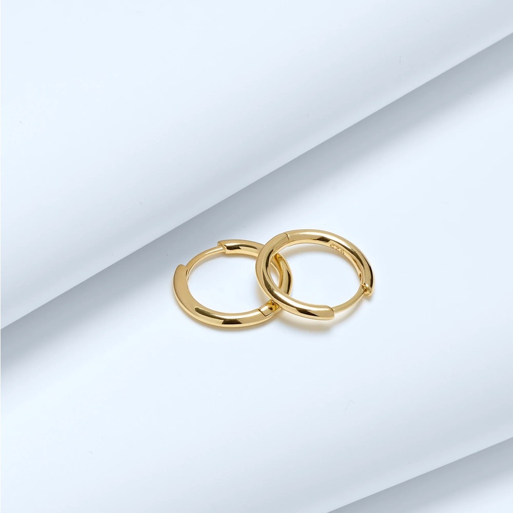 Madewell Demi Fine Small Gold Hoop Earrings